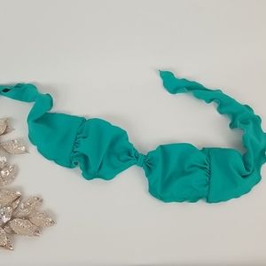 Victoria's Secret Teal Strapless Swim Top